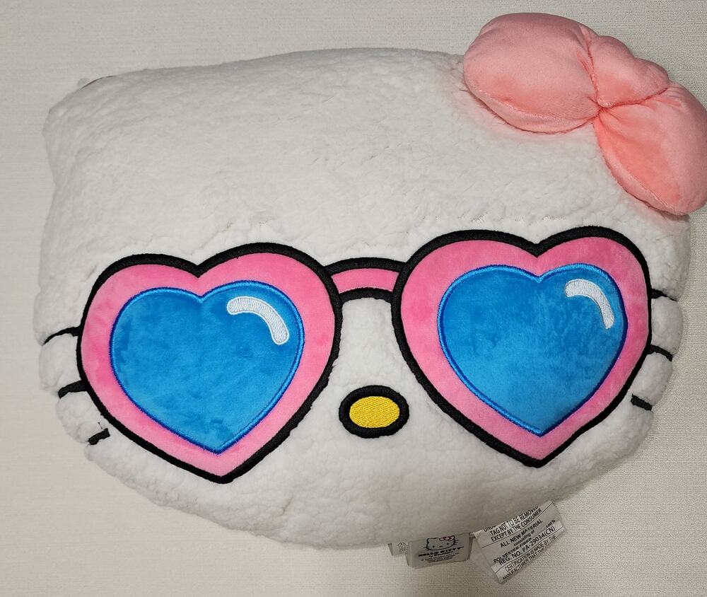 Hello Kitty sunglasses pillow 17'' X 13''